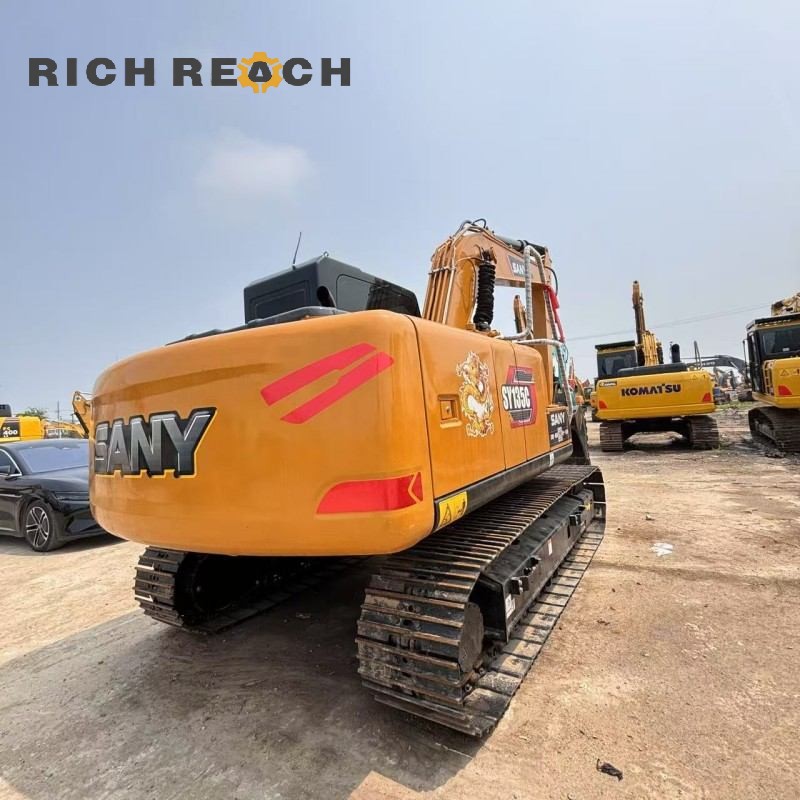 Engine compartment of a 2025 SANY 135C excavator priced at $20,833
